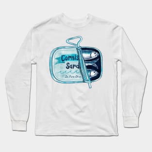 Cornish Sardines in a Tin Long Sleeve T-Shirt